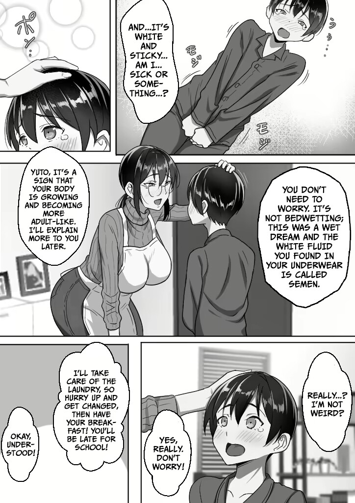 Hentai Manga Comic-Mother & Son Bonding in a Poor Single-Parent Household Feels Good-Read-5